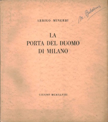 La porta del Duomo di Milano