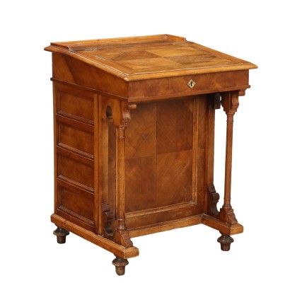 Davenport Walnut Writing Desk