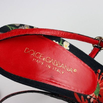 Dolce & Gabbana Blumensandalen