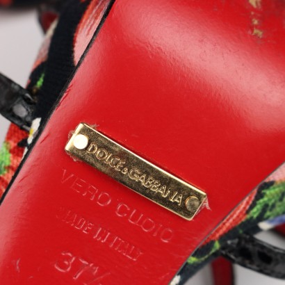 Dolce & Gabbana Blumensandalen