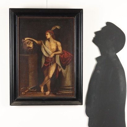 Gemälde „David mit dem Haupt Goliaths“