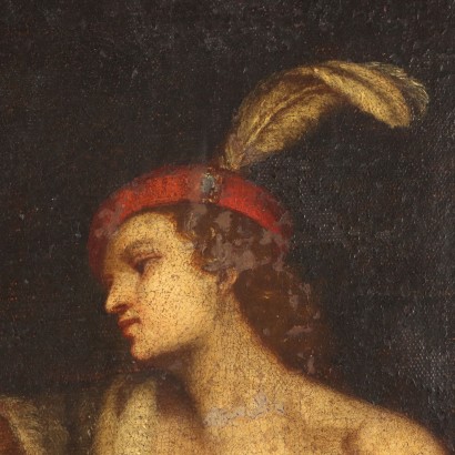 Gemälde „David mit dem Haupt Goliaths“