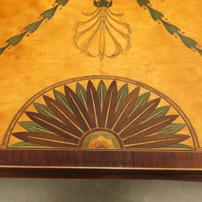 Two George III style consoles