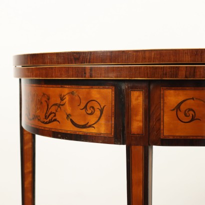 Two George III style consoles
