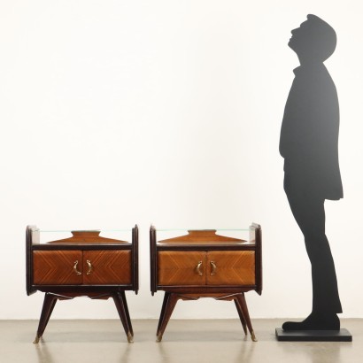 Pair of Vintage Nightstands 50s-60s,Pair of Vintage Nightstands 50s-60s,Pair of Vintage Nightstands 50s-60s,Pair of Vintage Nightstands 50s-60s