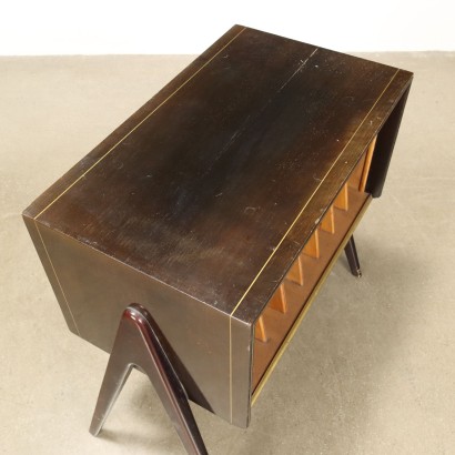 Mueble para discos vintage de los años 50, Mueble para discos vintage de los años 50, Mueble para discos vintage de los años 50
