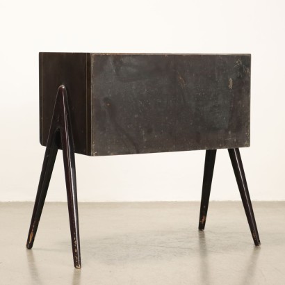 Mueble para discos vintage de los años 50, Mueble para discos vintage de los años 50, Mueble para discos vintage de los años 50