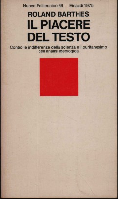 Il piacere del testo