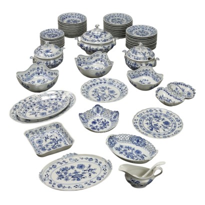 Service de table en porcelaine Zwiebelmuster