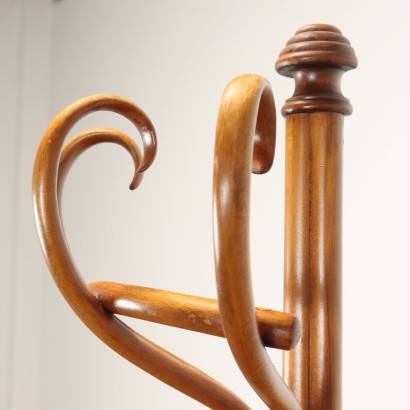 Coat rack in curved beech, Liberty coat rack in curved beech