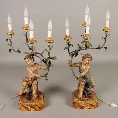 PAIR OF LAMPS, Pair of Lamps
