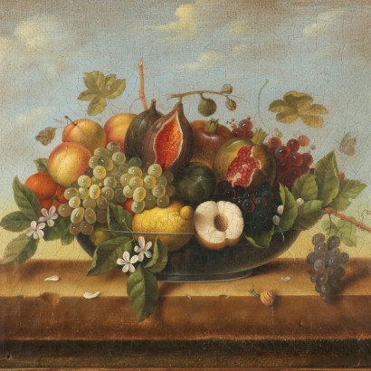 Still Life Painting with Fruit