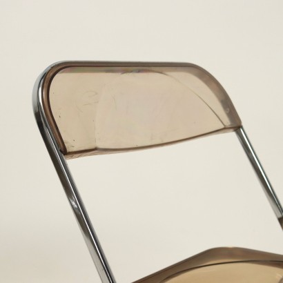 Two 'Plia' Anonima Cas,Giancarlo Piretti,Giancarlo Piretti,Giancarlo Piretti,Pair of 'Plia' Chairs,Giancarlo Piretti