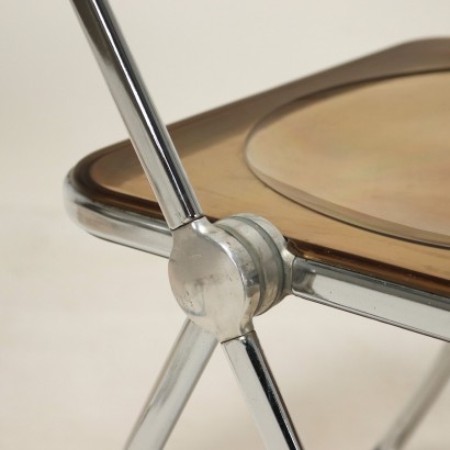 Two 'Plia' Anonima Cas,Giancarlo Piretti,Giancarlo Piretti,Giancarlo Piretti,Pair of 'Plia' Chairs,Giancarlo Piretti