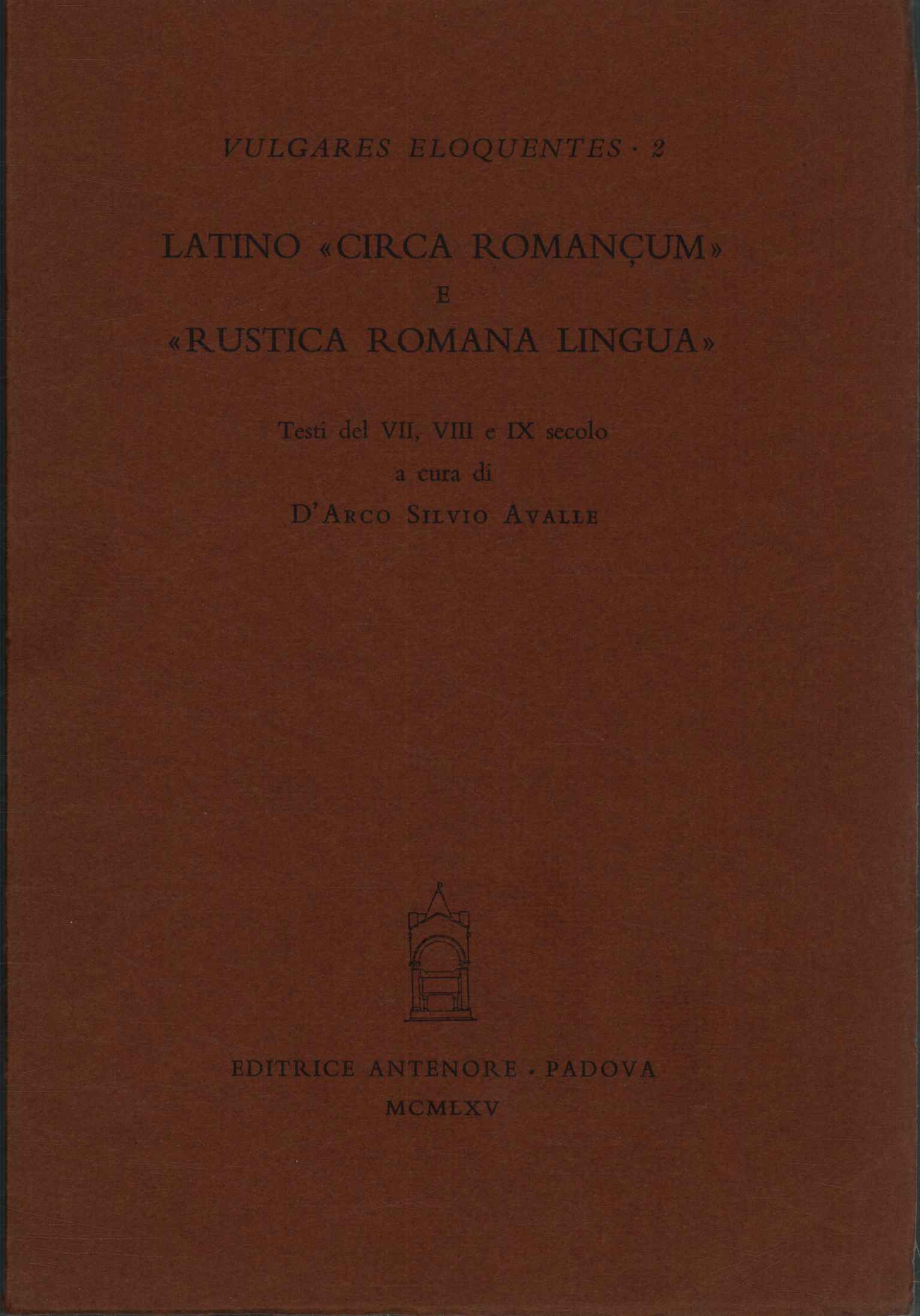 Latin sur romançum et rustica rom