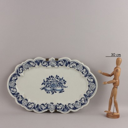 Oval Majolica Tray