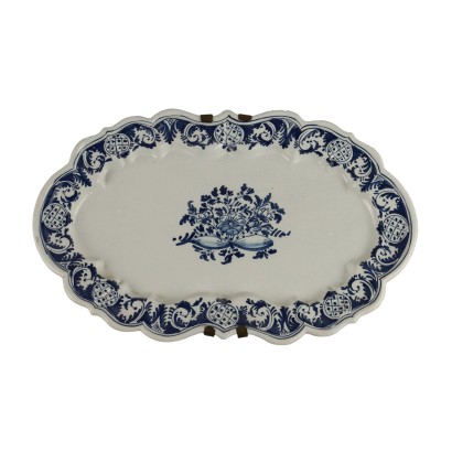Oval Majolica Tray