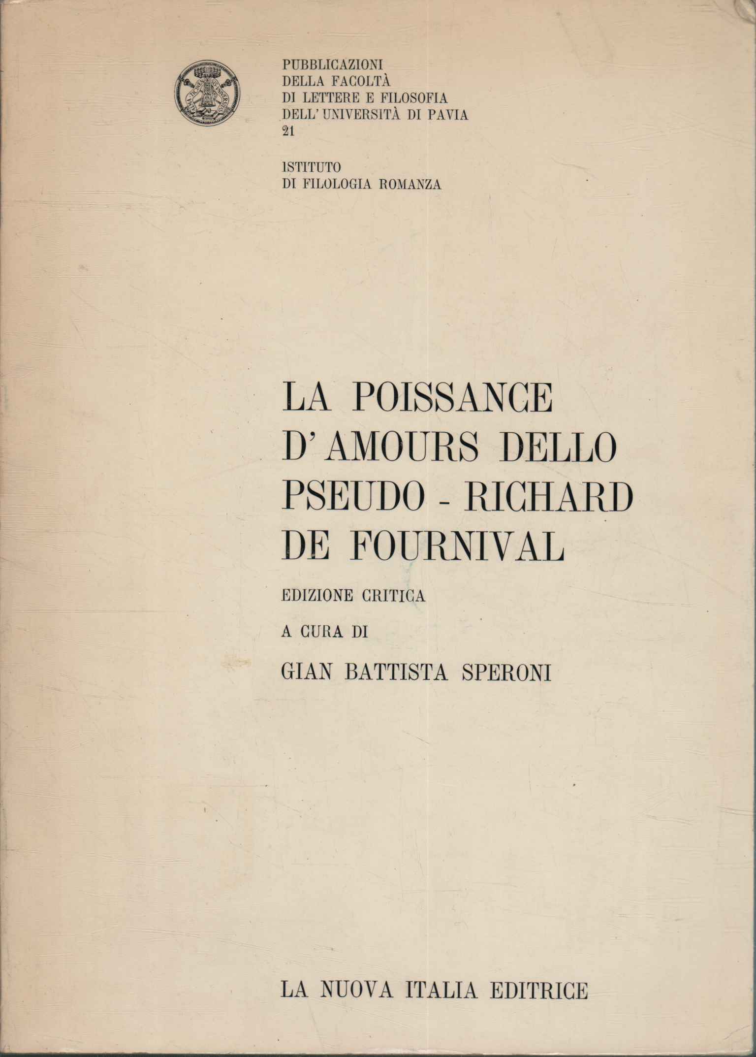 La poissance d'amours dello pse