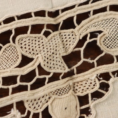 Abbigliamento - Bianco - Prima,Tovaglia in Lino Con 12 Tovaglioli