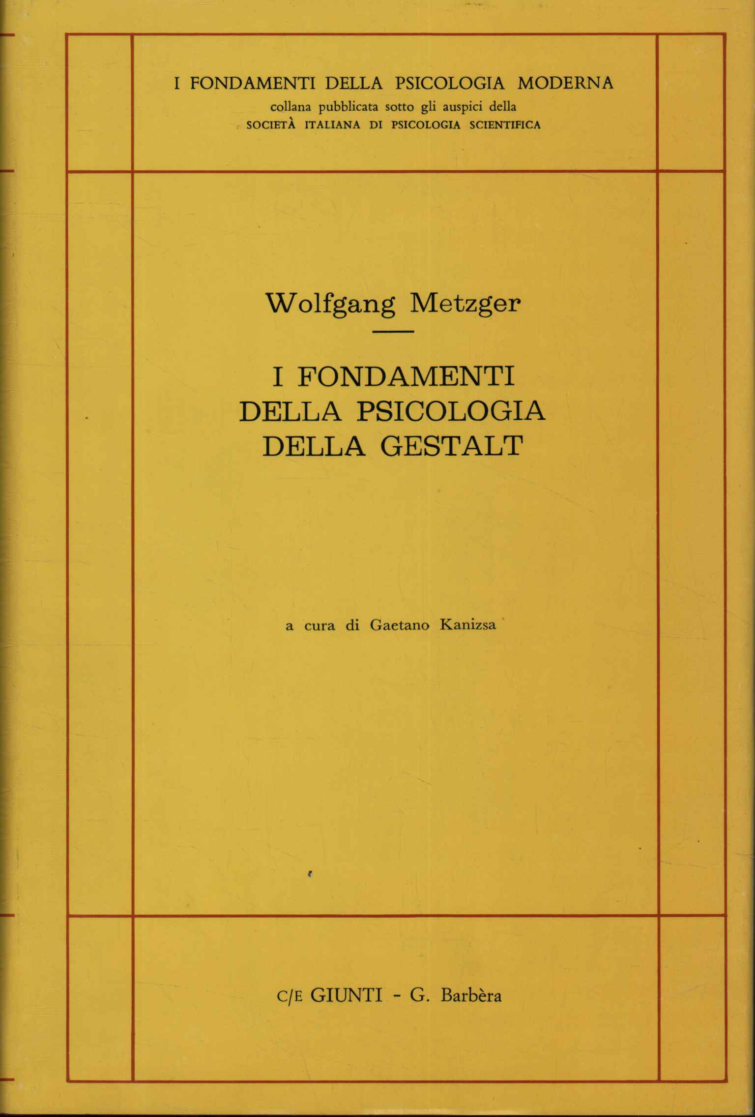 I fondamenti della psicologia della Gest