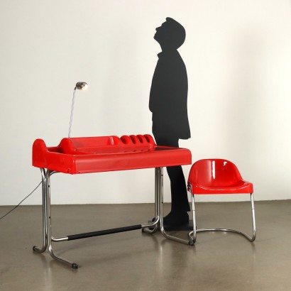 Desk with chair 'Orix0apostro,Nani Prina,Vittorio Parigi,Nani Prina,Vittorio Parigi,Nani Prina,Vittorio Parigi,Nani Prina,Vittorio Parigi,Nani Prina,Vittorio Parigi
