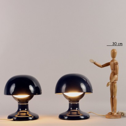 Pair of Bedside Lamps,Table Lamps 'Jucker 1470a,Tobia Scarpa,Tobia Scarpa,Tobia Scarpa,Tobia Scarpa