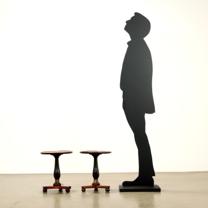 Coppia di tavolini in stile Impero