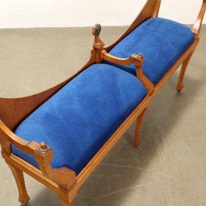 Coppia di panchette,Coppia di Panchette in Stile Biedermeier