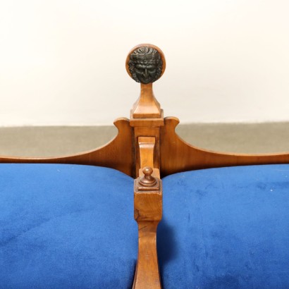 Coppia di panchette,Coppia di Panchette in Stile Biedermeier