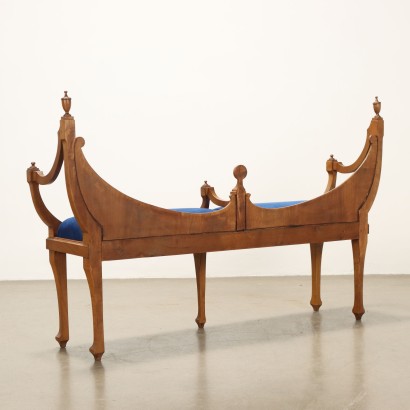 Coppia di panchette,Coppia di Panchette in Stile Biedermeier