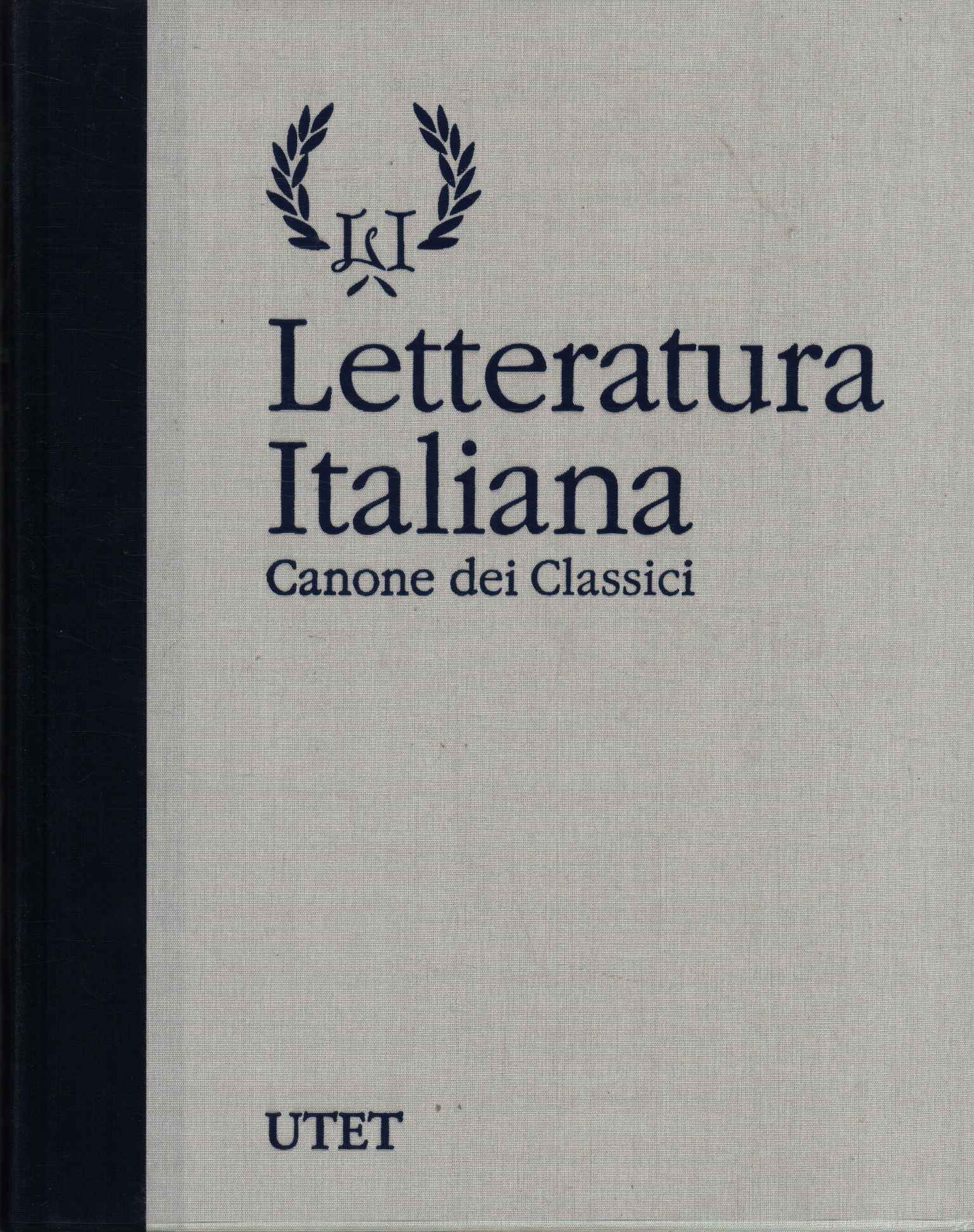 Italian Literature. Canon of Classics%