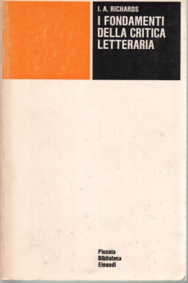I fondamenti della critica letteraria