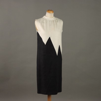 Pierre Cardin Abito Vintage Bianco e Nero