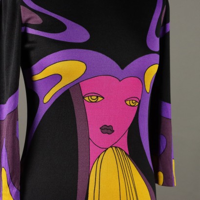 Louis Feraud Paris Abito Vintage in Je