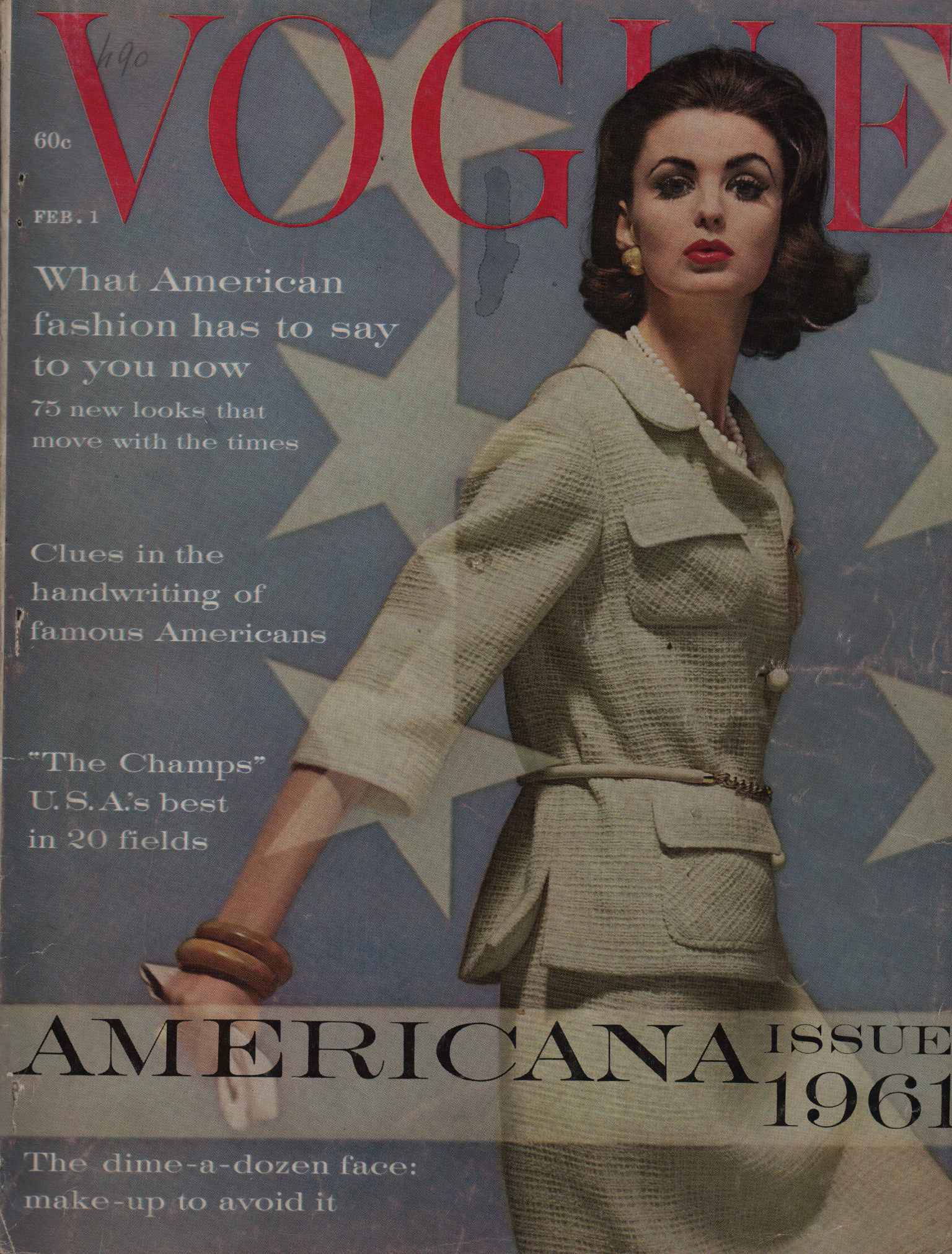 Magazine Vogue. 1er février 1961, Magazine Vogue. 1er février 1961