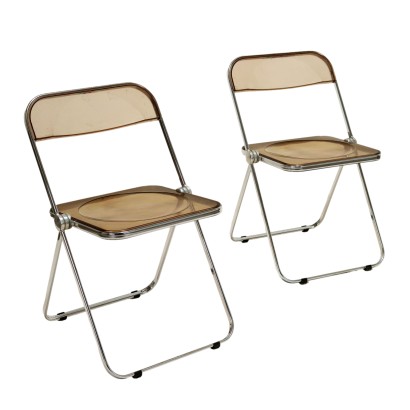 Pair of 'Plia' Chairs Anonima Castelli