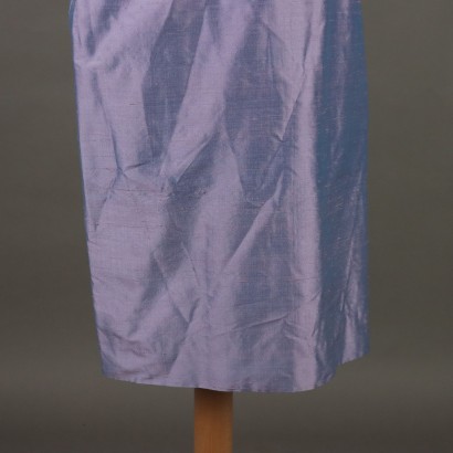 Vintage Seidenkleid Flieder