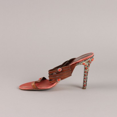 Sandales corail vintage Valentino Garavani