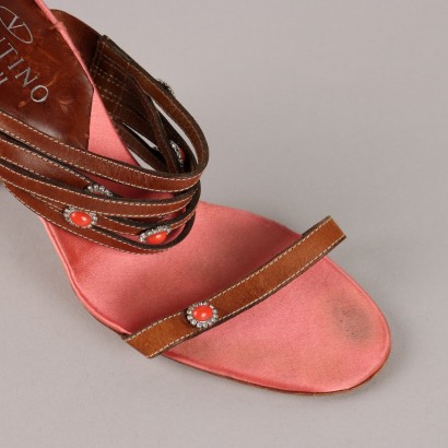 Sandales corail vintage Valentino Garavani