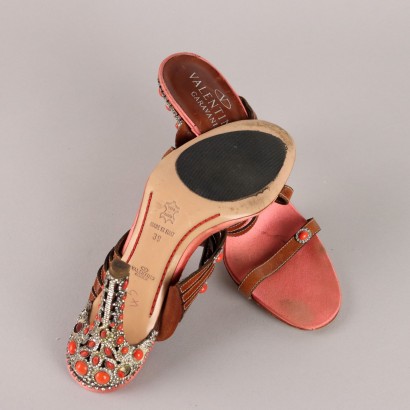 Sandales corail vintage Valentino Garavani