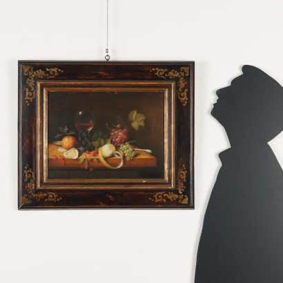 Peinture Nature morte aux fruits et au gobelet, Nature morte aux fruits et au gobelet