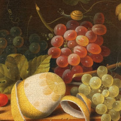 Peinture Nature morte aux fruits et au gobelet, Nature morte aux fruits et au gobelet