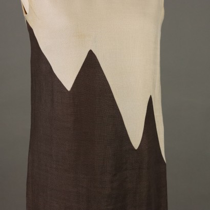 Pierre Cardin Abito Vintage Beige e Ma