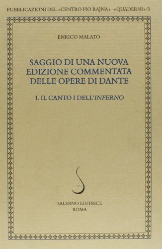 Saggio di una nuova edizione commentata%