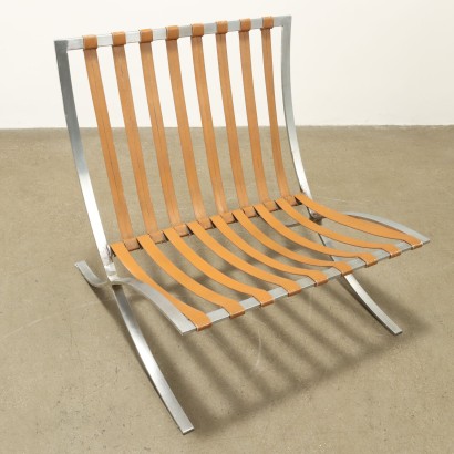 Coppia di Poltrone Barcelona,Coppia di Poltrone nello stile 0doublequ,Coppia di Poltrone nello stile 0apostrop