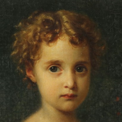 Painting Portrait of a Little Girl 1876,Painting Portrait of a Little Girl 1876,Painting Portrait of a Little Girl 1876