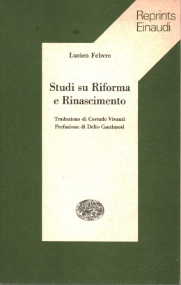 Studi su Riforma e Rinascimento