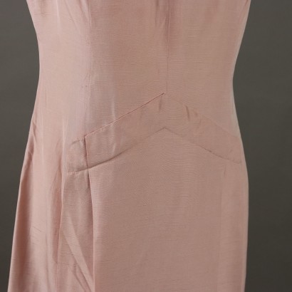 Pierre Cardin Abito Vintage in Seta Ro