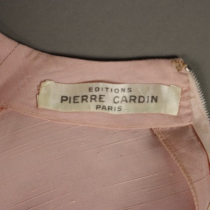 Pierre Cardin Abito Vintage in Seta Ro
