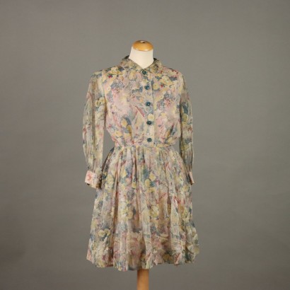 Vintage Tailored Silk Dress